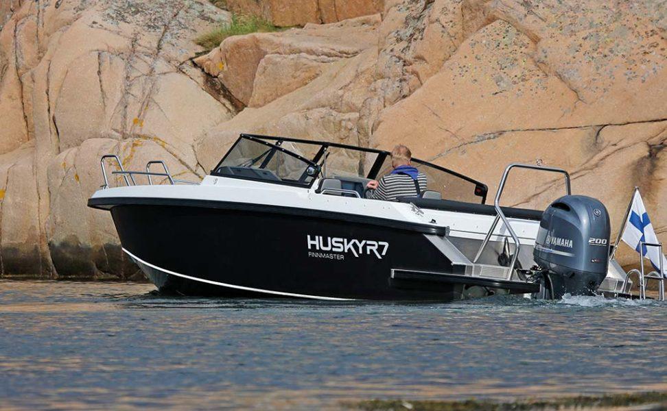 Hiljainen ja vakaa alumiinivene Husky R7